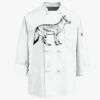Eight Knot Button Chef Coat with Thermometer Pocket Thumbnail