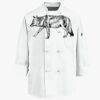 Eight Knot Button Chef Coat with Thermometer Pocket Thumbnail
