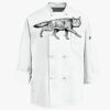 Eight Knot Button Chef Coat with Thermometer Pocket Thumbnail