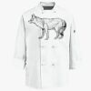 Eight Knot Button Chef Coat with Thermometer Pocket Thumbnail