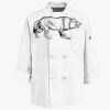 Eight Knot Button Chef Coat with Thermometer Pocket Thumbnail