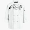 Eight Knot Button Chef Coat with Thermometer Pocket Thumbnail