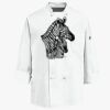 Eight Knot Button Chef Coat with Thermometer Pocket Thumbnail