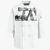 Eight Knot Button Chef Coat with Thermometer Pocket Thumbnail