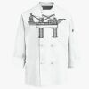 Eight Knot Button Chef Coat with Thermometer Pocket Thumbnail