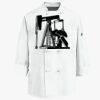Eight Knot Button Chef Coat with Thermometer Pocket Thumbnail