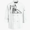 Eight Knot Button Chef Coat with Thermometer Pocket Thumbnail