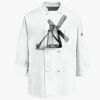 Eight Knot Button Chef Coat with Thermometer Pocket Thumbnail