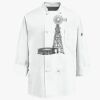 Eight Knot Button Chef Coat with Thermometer Pocket Thumbnail