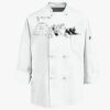 Eight Knot Button Chef Coat with Thermometer Pocket Thumbnail