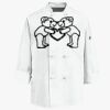 Eight Knot Button Chef Coat with Thermometer Pocket Thumbnail