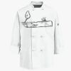 Eight Knot Button Chef Coat with Thermometer Pocket Thumbnail