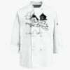 Eight Knot Button Chef Coat with Thermometer Pocket Thumbnail