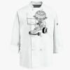 Eight Knot Button Chef Coat with Thermometer Pocket Thumbnail