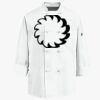 Eight Knot Button Chef Coat with Thermometer Pocket Thumbnail
