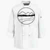 Eight Knot Button Chef Coat with Thermometer Pocket Thumbnail