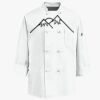 Eight Knot Button Chef Coat with Thermometer Pocket Thumbnail