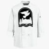 Eight Knot Button Chef Coat with Thermometer Pocket Thumbnail