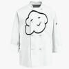 Eight Knot Button Chef Coat with Thermometer Pocket Thumbnail