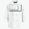 Eight Knot Button Chef Coat with Thermometer Pocket Thumbnail