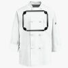 Eight Knot Button Chef Coat with Thermometer Pocket Thumbnail