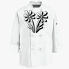 Eight Knot Button Chef Coat with Thermometer Pocket Thumbnail