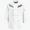 Eight Knot Button Chef Coat with Thermometer Pocket Thumbnail