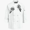 Eight Knot Button Chef Coat with Thermometer Pocket Thumbnail
