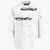 Eight Knot Button Chef Coat with Thermometer Pocket Thumbnail