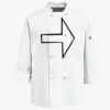 Eight Knot Button Chef Coat with Thermometer Pocket Thumbnail