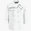 Eight Knot Button Chef Coat with Thermometer Pocket Thumbnail