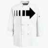 Eight Knot Button Chef Coat with Thermometer Pocket Thumbnail