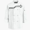 Eight Knot Button Chef Coat with Thermometer Pocket Thumbnail