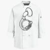 Eight Knot Button Chef Coat with Thermometer Pocket Thumbnail