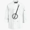 Eight Knot Button Chef Coat with Thermometer Pocket Thumbnail