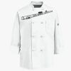 Eight Knot Button Chef Coat with Thermometer Pocket Thumbnail