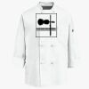Eight Knot Button Chef Coat with Thermometer Pocket Thumbnail