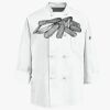 Eight Knot Button Chef Coat with Thermometer Pocket Thumbnail