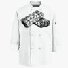 Eight Knot Button Chef Coat with Thermometer Pocket Thumbnail