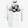 Eight Knot Button Chef Coat with Thermometer Pocket Thumbnail