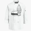 Eight Knot Button Chef Coat with Thermometer Pocket Thumbnail