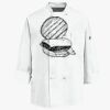 Eight Knot Button Chef Coat with Thermometer Pocket Thumbnail
