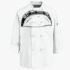 Eight Knot Button Chef Coat with Thermometer Pocket Thumbnail