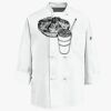 Eight Knot Button Chef Coat with Thermometer Pocket Thumbnail