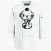 Eight Knot Button Chef Coat with Thermometer Pocket Thumbnail