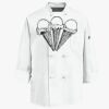Eight Knot Button Chef Coat with Thermometer Pocket Thumbnail