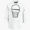 Eight Knot Button Chef Coat with Thermometer Pocket Thumbnail