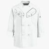 Eight Knot Button Chef Coat with Thermometer Pocket Thumbnail