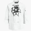 Eight Knot Button Chef Coat with Thermometer Pocket Thumbnail