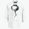 Eight Knot Button Chef Coat with Thermometer Pocket Thumbnail